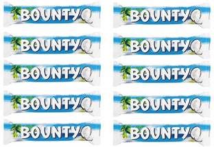 BOUNTY Chocolate 57g Pack of 10 Bars