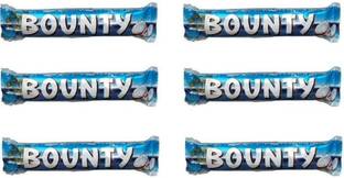 BOUNTY Chocolate 57g Pack of 6 Bars