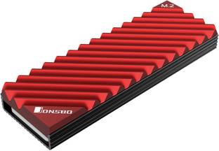 Jonsbo M.2.3 NVMe M.2 SSD Heatsink Dissipation Radiator Aluminum Alloy for PCIE NVME Or M.2 2280 SSD for Samsung EVO & EVO Plus,Western Digital,Crucial and More Others M.2 SSD Cooler