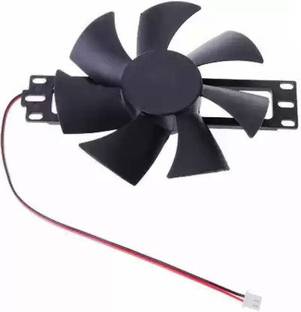 Faith Shoppe 18V Plastic Blade Cooling Fan for Induction Cooker Cooler (Black) Cooler