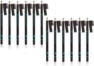 tanvi27 MATTE FINISH OR BOLD EYE BROW PEINCIL FOR ALL TYPE SKIN TONE SET OF 12