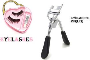 J & F Eyelash Curler And False Eyelashes