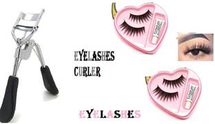 J & F Curler with False Eyelash ( Pack of 2 eyelashes )