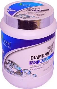 kbh Diamond Face Scrub 1Kg For Exfoliating with Wheat Germ Oil