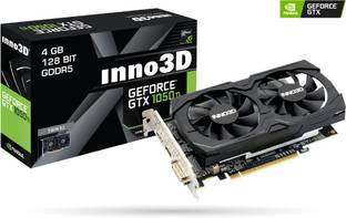 Inno3D GeForce GTX1050 TI GDDR5 4 GB NVIDIA Chipset 128 bit 1392 MHz Graphics Card