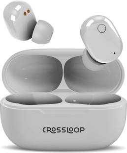 CROSSLOOP GENEX Active Noise Cancellation (ANC) TWS Earbuds | Bluetooth 5.0 | 20+ Hrs Battery Backup | Touch Control | IPX4 Splash Proof | for Phone Calls, Workouts, Online Classes, WFH Bluetooth