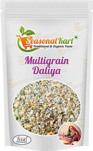 Seasonal Kart Organic Multigrain Dalia 400 gms|Homemade Mix Grain Oatmeal