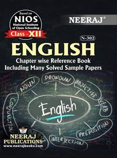 NIOS ENGLISH 302 CLASS 12 Guide Book And Chapter Wise Reference Book With MANY SOLVED QUESTION PAPERS