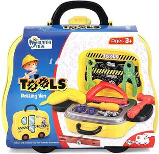 Toykit madan toys Rolling Van Tool Kit