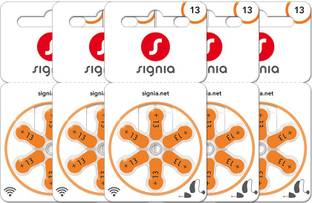 Signia Hearing Aid Battery 13- Pack of 30 Batteries 10966599-Hear.com Stethoscope Case