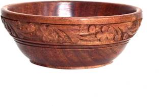 Voody Wooden Serving Bowl Wooden Carving Bowl