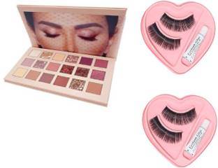 J & F Natural False Eyelashes