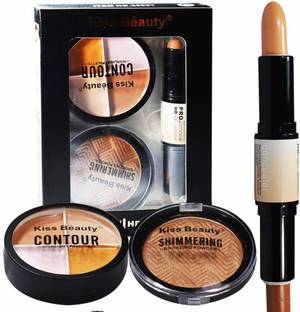 Kiss Beauty Face 3in1 Contour Kit 23001AND  Concealer