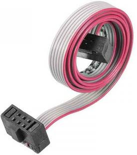 e4u 6 Pin FRC Cable With Female To Female 2.54mm Pitch Connector 48" Long - 1 Piece Electronic Components Electronic Hobby Kit