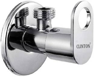 Clinton Stainless Steel Max Angle Valve Chrome Plated_set of-1 Angle Cock Faucet