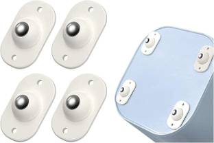TDA 4 Pc Self Adhesive Mini Swivel Casters Wheels,Universal Wheels at The Bottom of The Storage Box, Swivel Caster Wheels 360 Degree Rotation Pulley for Furniture Various Storage Boxes Swivel Furniture Caster
