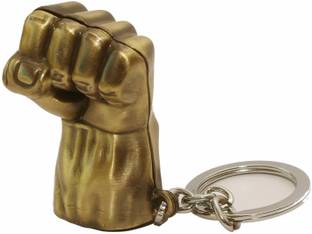RVM Toys Hulk Keychain Fist Hand Bronze Metal Key Chain for Men Women Kids Car Bike Key Ring Key Chain