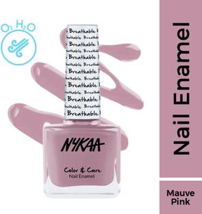 NYKAA Breathable Nail Enamel - Peace Out - 313 Mauve Pink