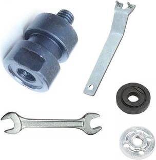 FIXKIT Angle Grinder Drill Attachment Connecting Rod Round Handle Converter 5 in 1 Set Power & Hand Tool Kit