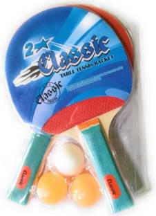 Rita Sports Tennis Ball & Racquet Multicolor Table Tennis Racquet