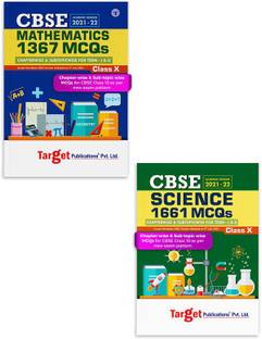 CBSE Class 10 Science And Maths MCQs Book | Chapterwise And Subtopicwise For Term I & II | NCERT Class X Science & Mathematics | Case Study Based Questions And Topic Test With Solutions