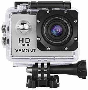 MJDCNC Action Camera 1080P 12MP Sports Camera Full HD 2.0 Inch Action Cam 30m/98ft Underwater Waterpro...