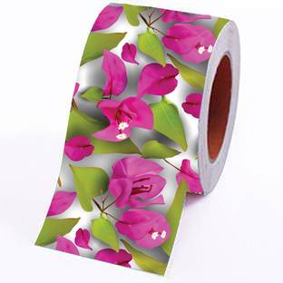 HD PRINT HOUSE Vinyl Floral & Botanical Maroon Wallpaper