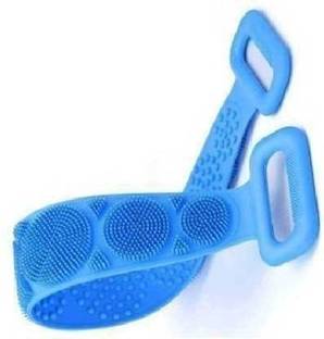 ICECLOUD Body Back Scrubber, Double Side Bathing Brush for Skin Deep Cleaning Massage, Dead Skin Removal Exfoliating Belt for Shower, Easy to Clean, Lathers Well for Men & Women / Back Scrubber Belt