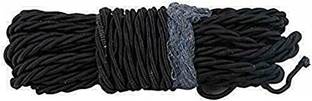 AHLMOTOR Leg Guard Rope Black (28 Meter) For Royal Enfield Classic , Bullet , Standard Bike Crash Guard