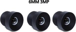 TECRAYS 6MM 3MP (PACK OF 3) BOARD LENS FOR CCTV CAMERA Standard Prime  Lens