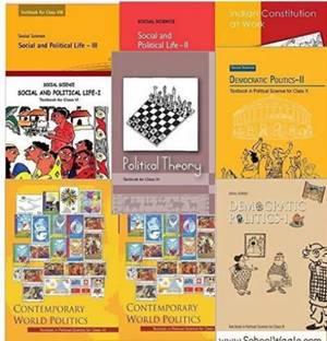 NCERT POLITY SET 6th TO 12th TEXTBOOK IN ENGLISH