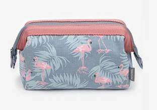 Tinsico Travel Organizer Bag Travel Accessory Zipper Toiletry Bag Jewelry Organizer Travel Toiletry Kit