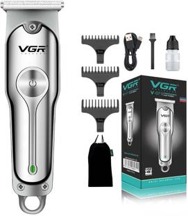 VGR V-071 Corded&Cordless Trimmer 120 min  Runtime 4 Length Settings