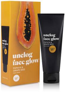 W2 Unclog Face Glow Papaya & Grapeseed  Face Wash