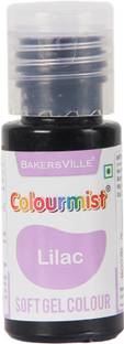 Colourmist Soft Gel Paste Food Color, (Lilac), 20g | Edible Gel Colour For Fondant / Dessert / Baking |Lilac Purple