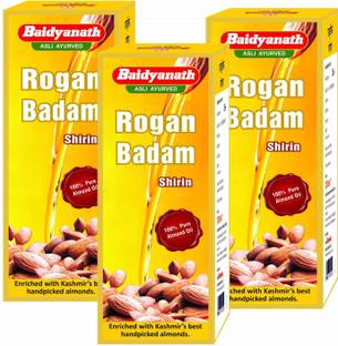 Baidyanath Rogan Badam Oil, Nourishes Skin and Hair, Anti dandruff Hair Oil