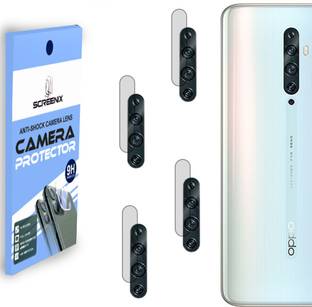 SCREENIX Back Camera Lens Glass Protector for OPPO RENO 2F [Flexible Polycarbonate Material]