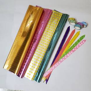 ShopTalk Gift wrapping 65cm X 45cm Size 100 gsm A4 paper