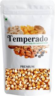Temperado Popcorn Kernels Seeds| Makki Dana| Extra Soft Popcorn Makka| Makai Dana| 100% Popping Kernels| Unflavoured | 1KG Unflavoured Popcorn
