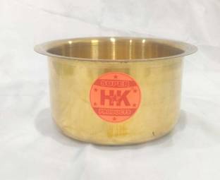 Super HK Brass/Pital Tope/Topia/Patila/Bhagona Tope 3 L capacity 24 cm diameter