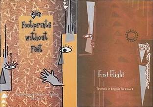 NCERT Footprints Without Feet - Supplementary Reader And First Flight English Textbook For Class - 10 ( Set Of 2 Books )