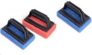 mega shine Tile Cleaning Multipurpose Scrubber Fast Clean Elite Brush with Handle Scrub Pad Scrub Sponge Scrub Pad, Scrub Sponge