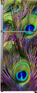 K2A Design 60 cm abstract beautiful peacock feathers Self Adhesive Sticker