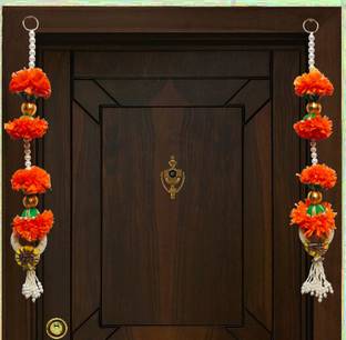 Buyent Enterprises side toran for door latest design shubh labh door hanging unique hanging toran for door fancy Main Door, Home Door, Dussehra Diwali, Navratri Occasion Decoration Toran