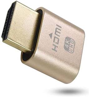 microware HDMI Dummy Plug 4K HDMI Dummy Plug - High Resolution Virtual Monitor Display Emulator, New Generation Headless Display Adapter Supports up to 3840x2160 60Hz, 1080 120Hz DVI EDID Emulator 4K Headless Ghost Display Emulator HDMI Connector