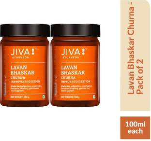 JIVA Lavan Bhaskar Churna - Boosts Appetite & Soothes Acidity - 200 g - Pack of 2