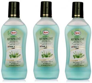Ayur Herbal Astringent With Aloe Vera (Pack of 3)