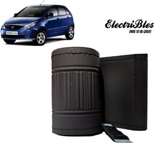 ELECTRIBLES Hand Stiched Steering Cover For Tata Indica Vista