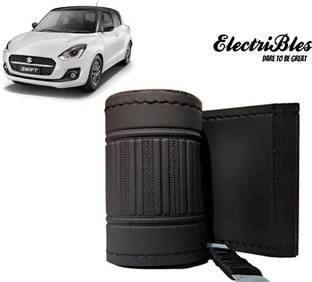 ELECTRIBLES Hand Stiched Steering Cover For Maruti Swift