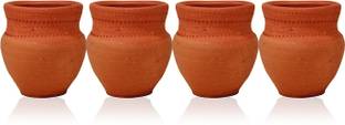 hc the crafts Pack of 4 Terracotta